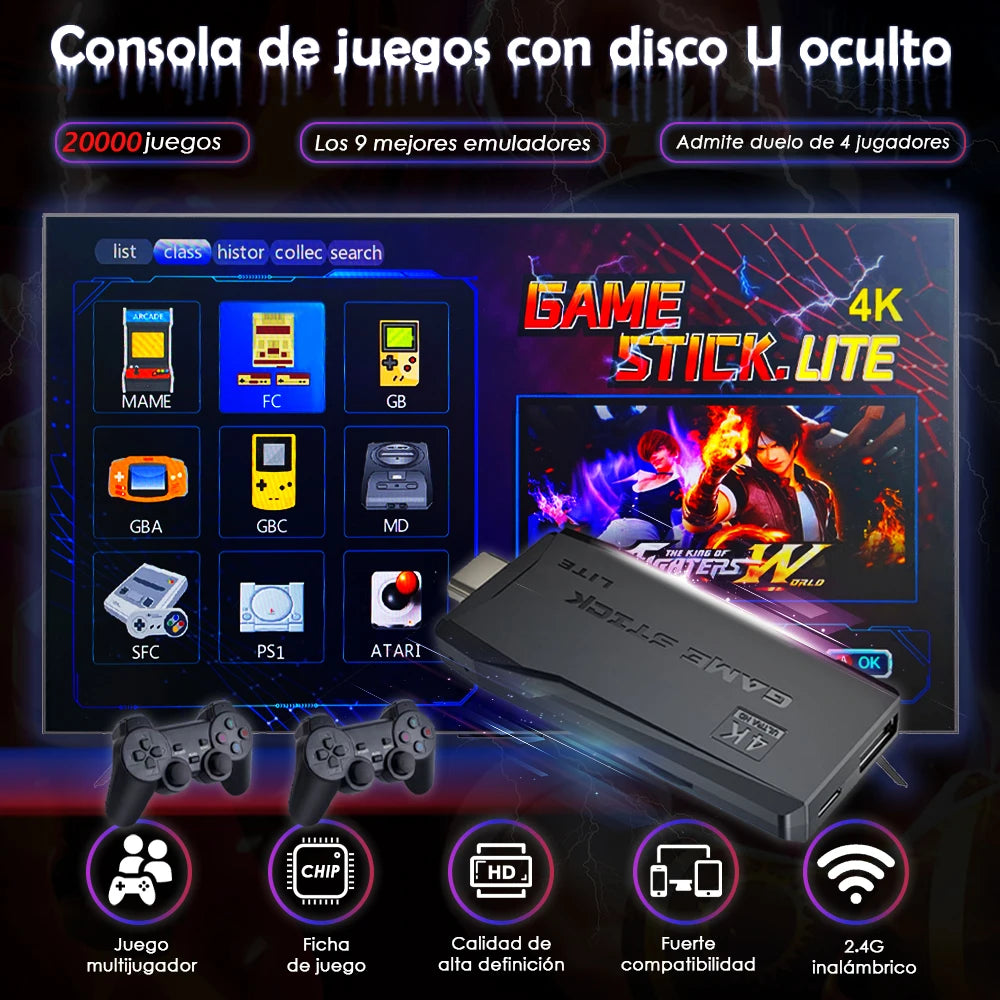 Consola de videojuegos Retro Stick M8, SOLO 100 UNIDADES*